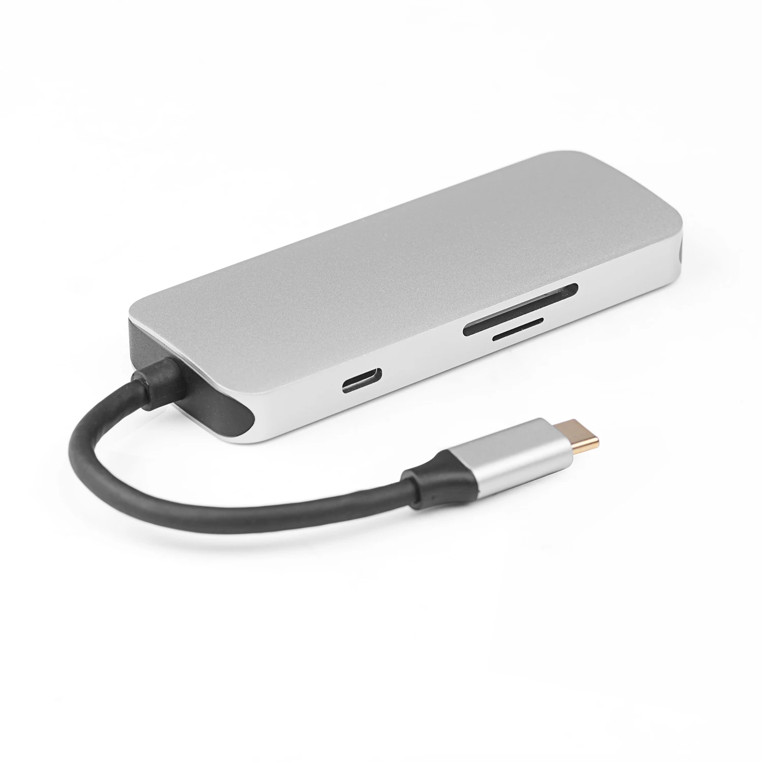 USB3.1hub на Переходник HDMI разветвитель type-c n7 в 1 конвертер usb c HDMI SD TF карта зарядный кабель для проектора монитора макбок