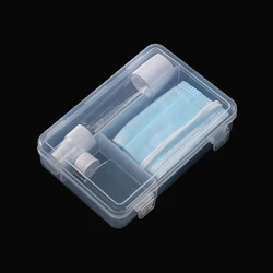 3Pcs Portable Disposable Mask Storage Box Hand Sanitizer Bottling Spray Bottle Set Protective Masks Case Organizer Outdoor 3Pcs Portable Disposable Mask Storage Box Hand Sanitizer Bottling Spray Bottle Set Protective Masks Case Organizer Outdoor