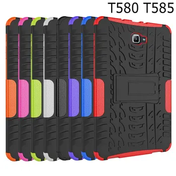 

Case For Samsung Galaxy Tab A 10.1 T580 T585 SM-T580 T580N ShockProof Case Heavy Duty Stand Cover for Samsung T580 T585 Case