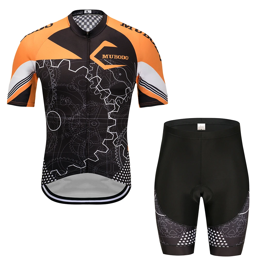 

2019 Cycling Jersey For Team Jersey Sets Mens Racing Bicycle Clothing Suit Breathable Ropa Mountain Bike Clothes Male Sportwear