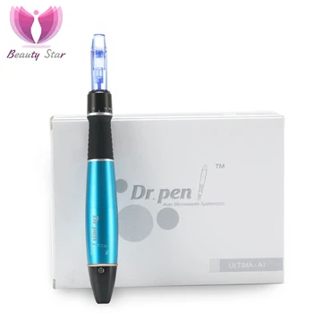 

Electric Derma Pen A1 Professional Wireless Electric Skin Care Kit Tools Microblading Needles Derma Tattoo Gun Pen Mesotherapy