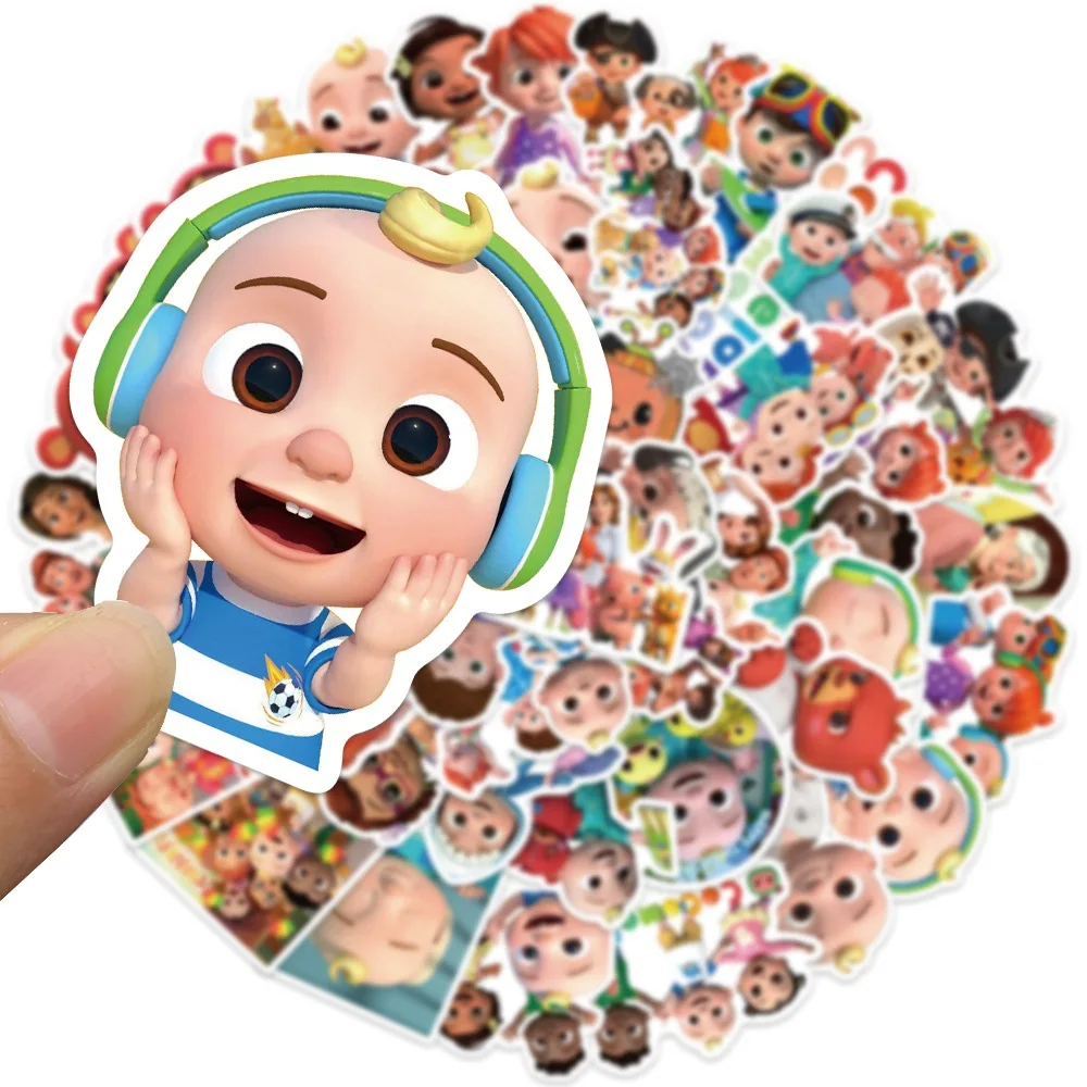 10/30/50pcs Cartoon Cocomelon Graffiti Stickers Backpack Luggage Notebook  Pvc Waterproof Decals Classical Toy Kids Gift Ay109 - Sticker - AliExpress