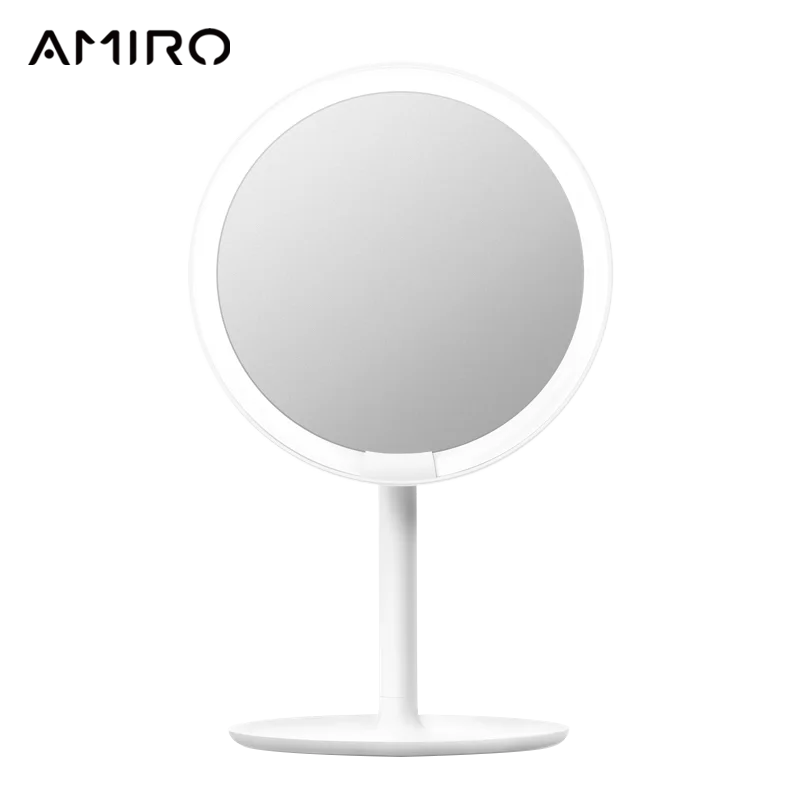 AMIRO HD Зеркало для макияжа дневного света USB зарядка Регулируемый подсветка