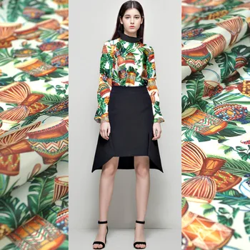 

Women's silk organza satin fabric meter rigid dress organza silk fabric perspective natural silk fabric wholesale silk cloth