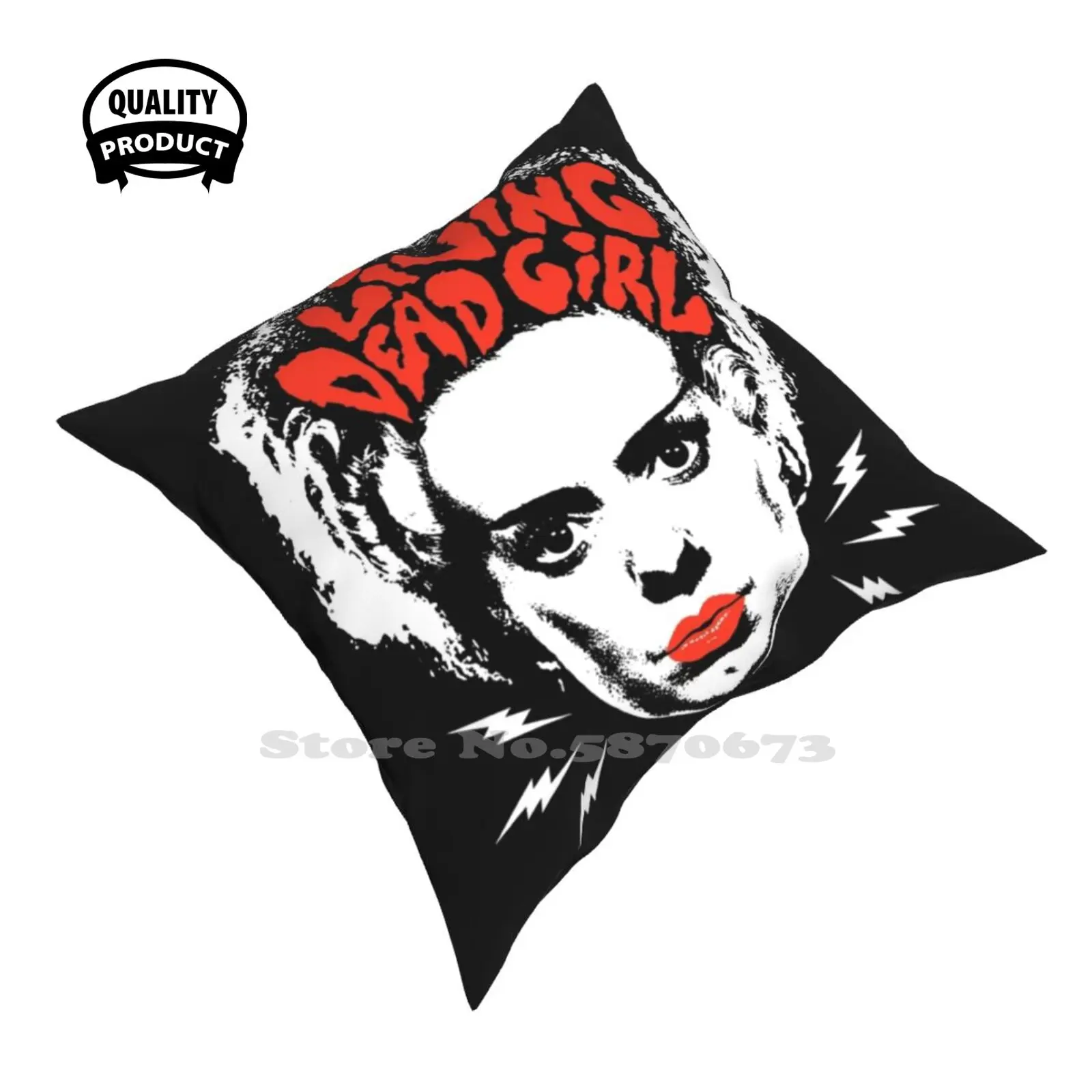 Living Dead Girl Pillow Cover Hug Federa Living Dead Girl Phil Postma Minion Factory