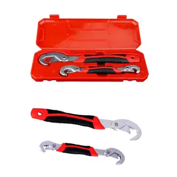 

Wrench Set Universal keys 2pcs Multi-Function Adjustable Portable Torque Ratchet Oil Filter Spanner Hand Tools