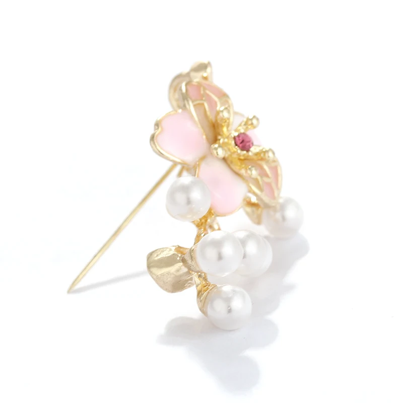 H350482X粉色珍珠花胸针 (6)
