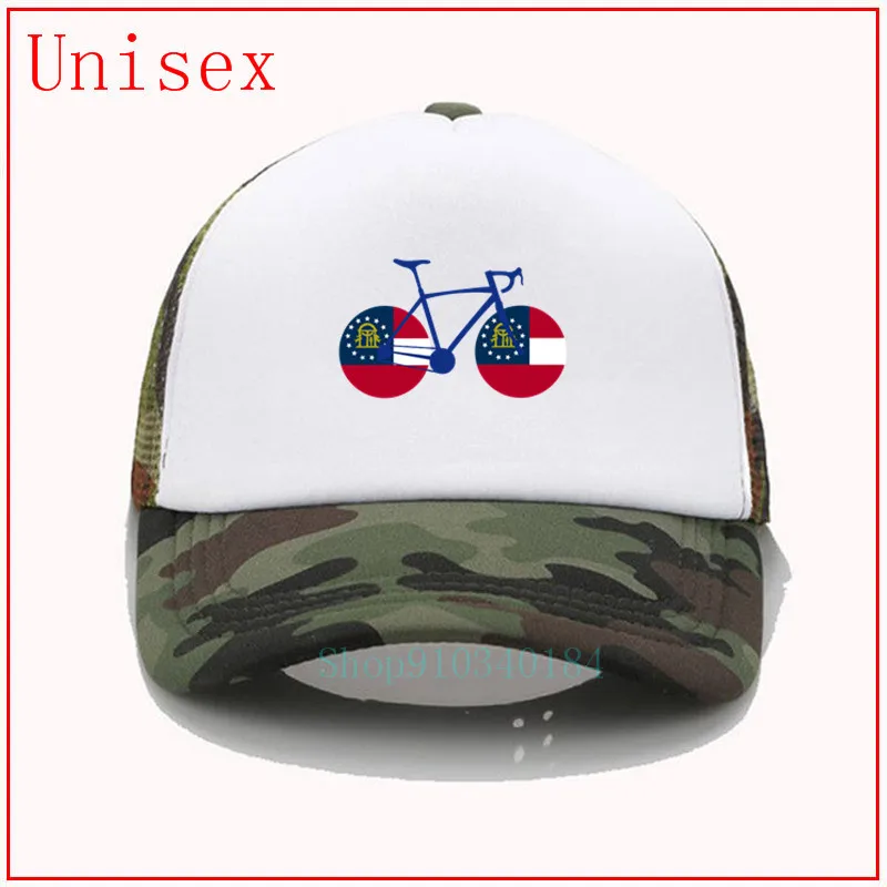 Женская бейсбольная шляпа с козырьком и флагом Джорджии | Аксессуары для одежды