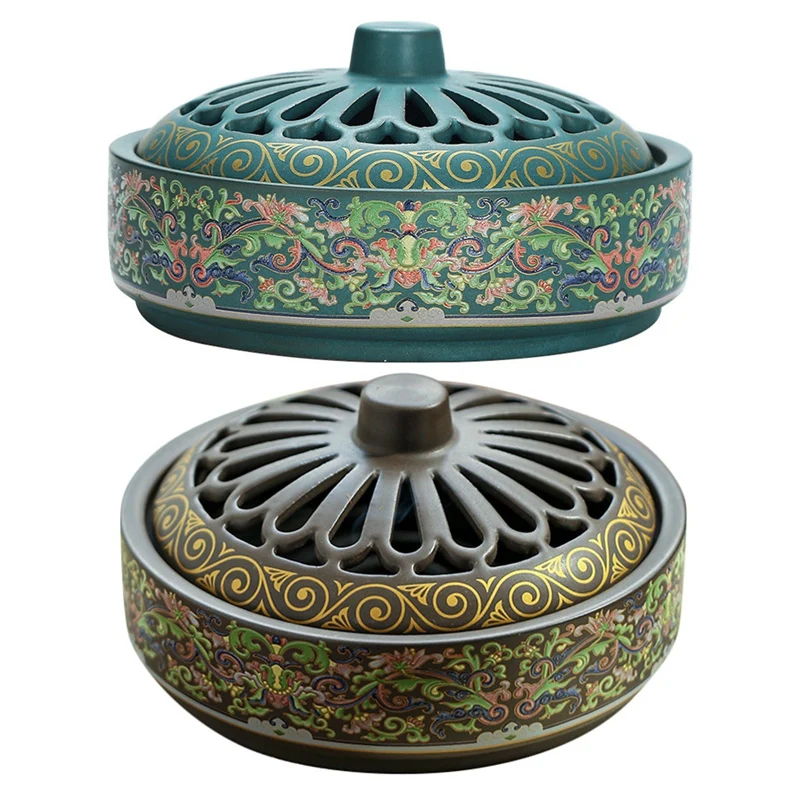 1Pc Extra Large Incense Burner Ceramic Mosquito Incense Burner Mosquito