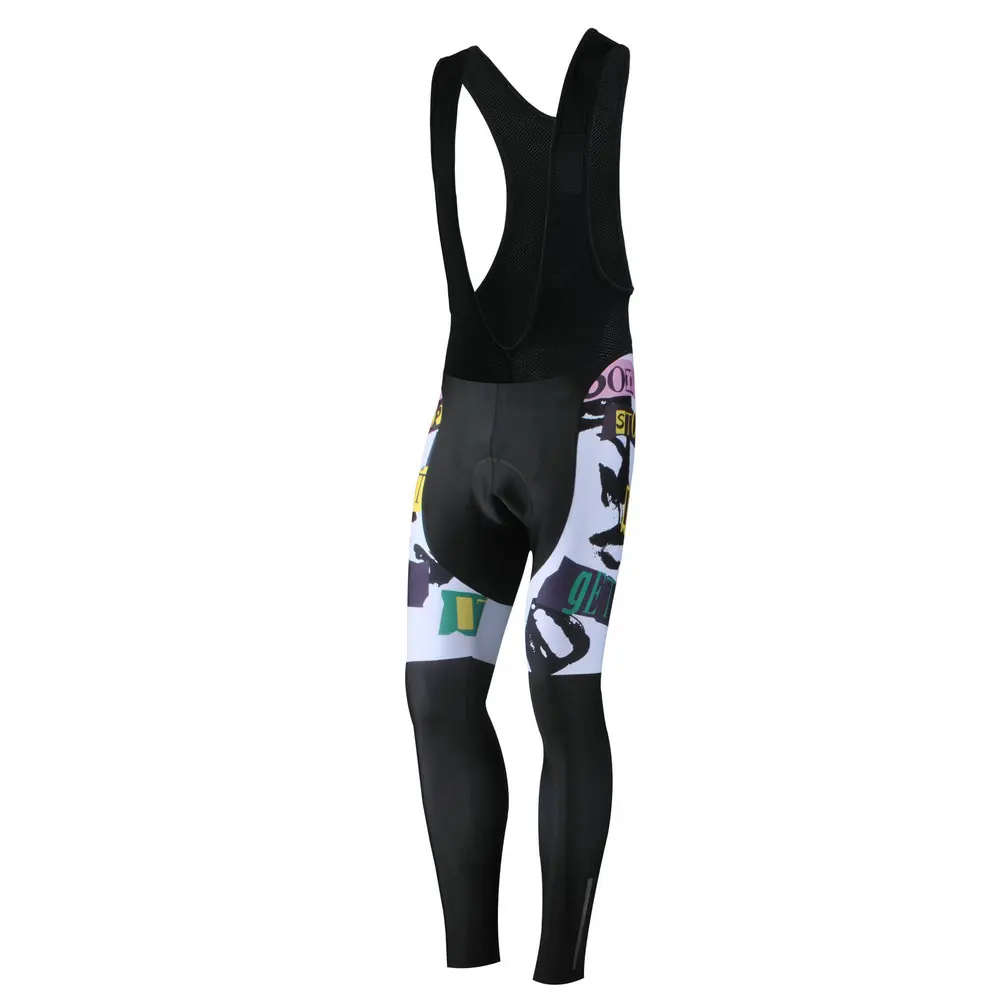 Bib long trousers ZM Don's Stop получить It Team Велоспорт Джерси велосипед с длинным рукавом горный MTB Джерси Одежда Рубашки штаны с лямками Skinsuit - Цвет: Bib long trousers