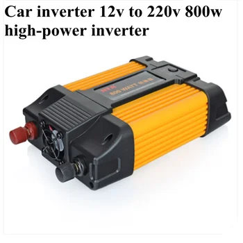 

Car Inverter Charger 12v 220v 110v To Power Inverters DC AC Voltage Converter Auto 800W Car Solar Adapter with Clips USB 5v 2a