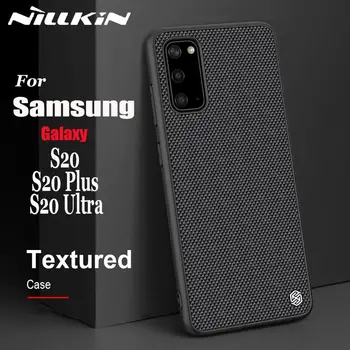 

for Samsung Galaxy Note 10 S20 S10 Plus Case Capa Nillkin Textured Nylon Fiber Soft TPU Hard Cover for Samsung S20 Ultra S10E