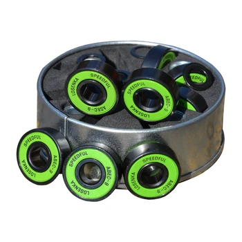 

608 Skateboard Bearing with 4 Spacer&8 Washer Abec9 Bearing 608 for Double RockerSkating