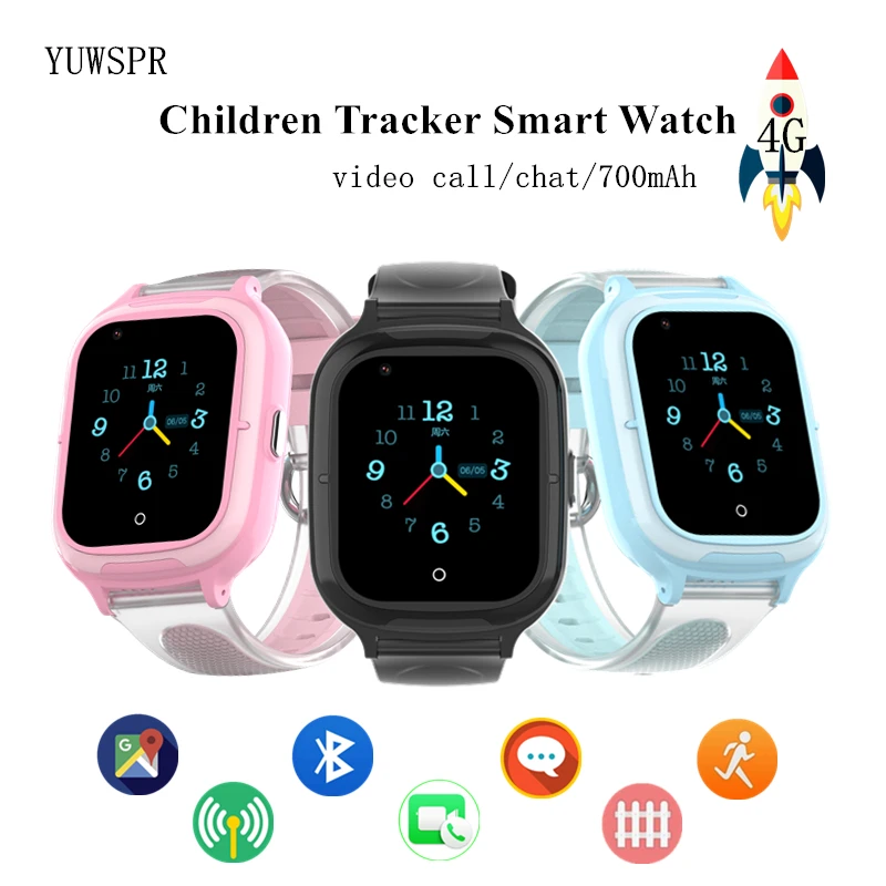 

4G Smart Watch GPS LBS WIFI Location Remote Monitoring Video Call with Android IOS Fashion Children Tracker Smart Clock DF55