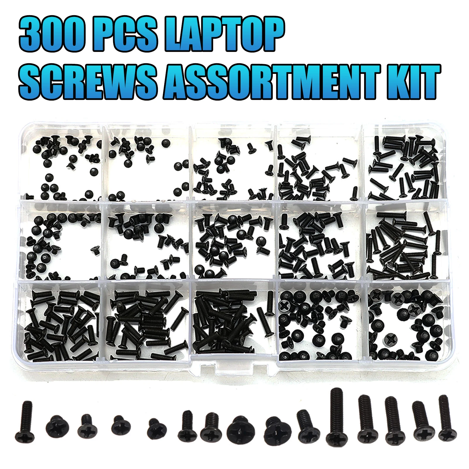 Набор винтов для ноутбука с-компьютера 300 шт. набор болтов и гаек с плоской