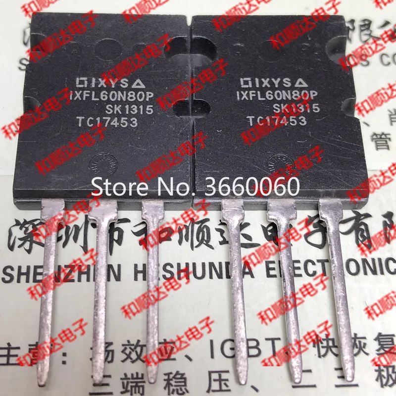 5pcs/lot IXFL60N80P TO-264 800V 40A