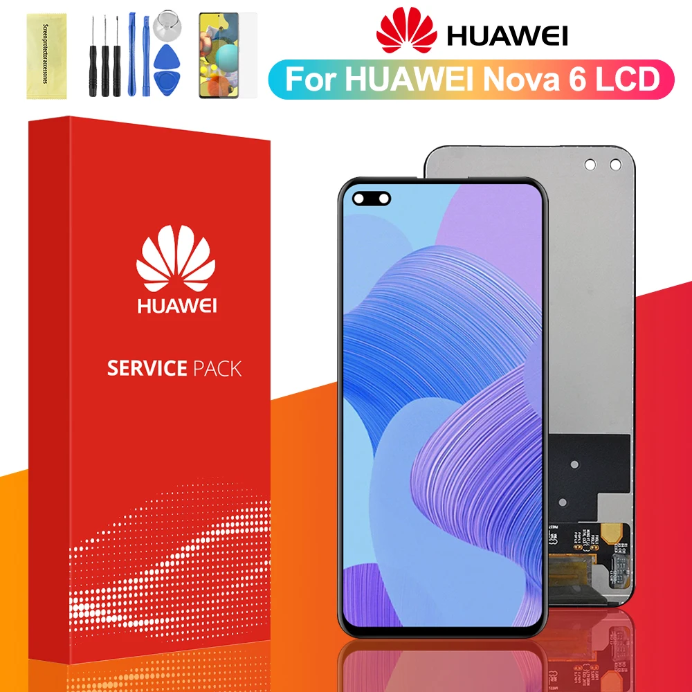 Оригинальный сменный дисплей 6 57 дюйма с рамкой для Huawei Nova ЖК-дисплей сенсорным