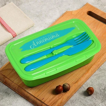 

Lunch box with cutlery "Bon Appetit", 1 L