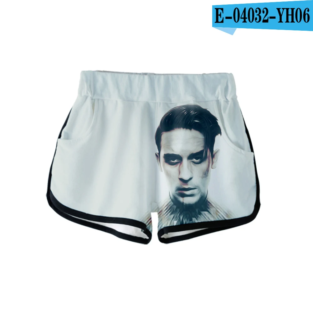 F. T американский рэппер G-Eazy Джералд Эрл гиллум молодой Джералд 3d принт Летняя женская повседневная милая девушка горячая Распродажа сексуальные шорты одежда - Цвет: YH06