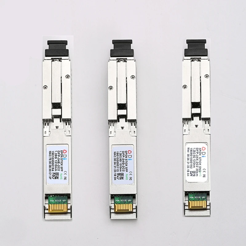 E/GXPON SFP ONU Stick с MAC SC разъем c DDM pon модуль 1 25/2 5G XPON/EPON/GPON (1 244 Гбит/с/2 55G)802.3ah 1490/1330nm |