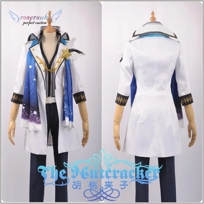 IDOLISH7 белый специальный день Tsunashi Ryunosuke Косплей Костюм сценическая перфорированная одежда, Идеальный заказ для вас
