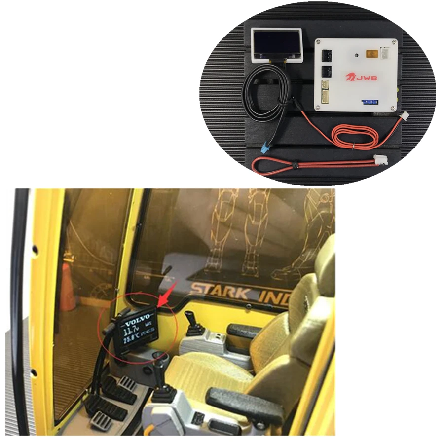 Rc Инженерная механическая модель салона кабины наборы экранов для 1/12 масштабе