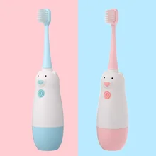 Детская зубная щетка на батарейках, детская зубная щетка для От 3 до 12 лет, мягкие насадки