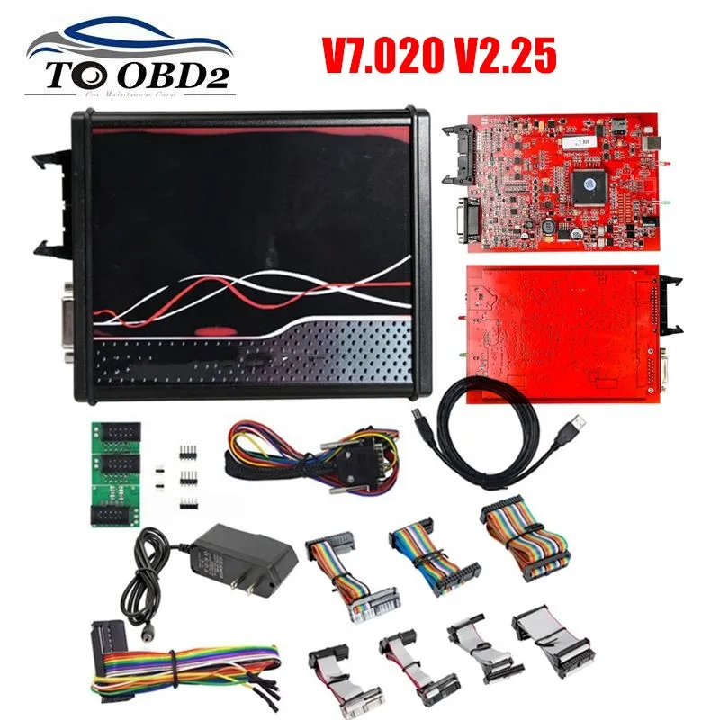 Новейшая модель ЕС красный блока управления двигателем Титан V2.25 V7.020 4