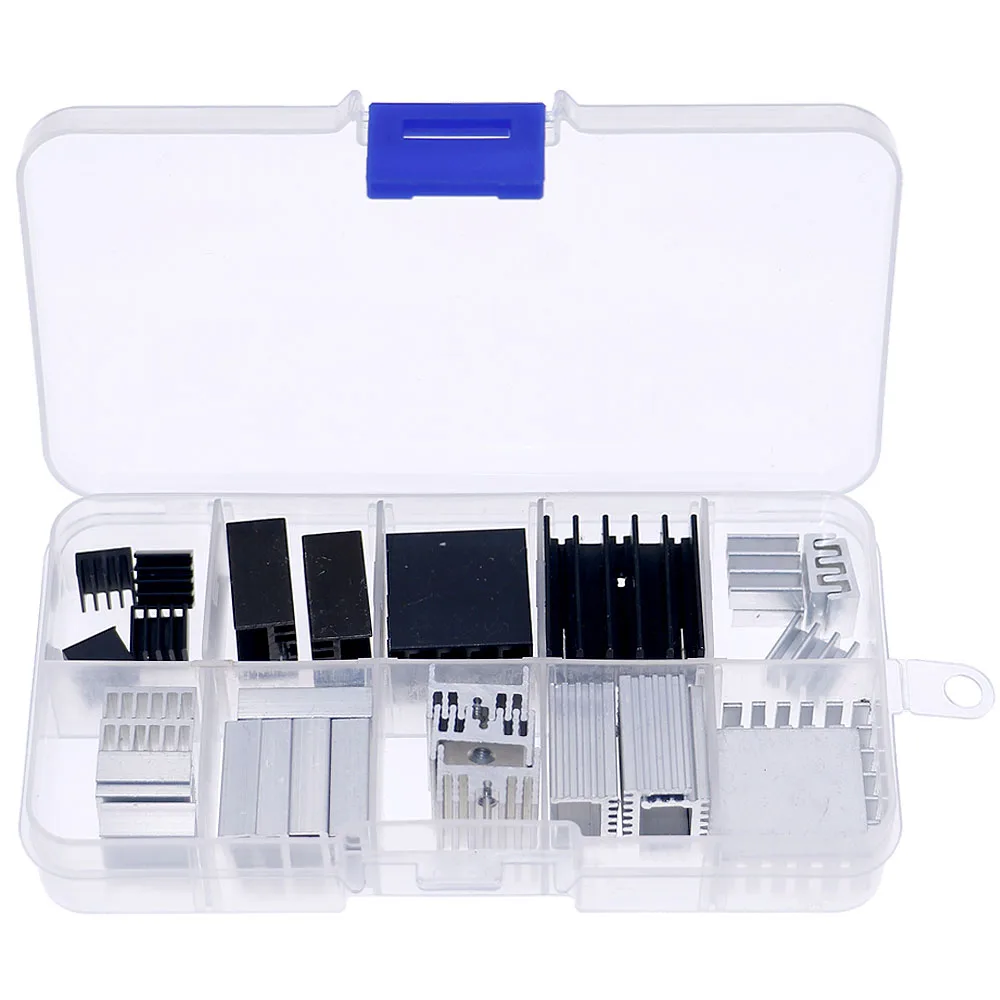 33pcs Heatsink Kit Cooler Heat Sink Cooling Raspberry Pi VRAM CPU GPU VGA IC Laptop LED MOSFET Transistor SCR Voltage Regulator processor cpu cooler cooling fan thermal grease vga compound heatsink plaster paste cpu heat conduction paste