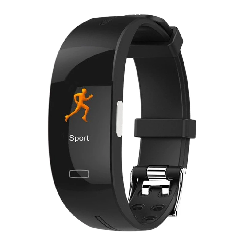 

BESTP3Plus Smart Wrist Band Ecg+Ppg Measurement Dynamic Heart Rate Monitor Usb Charge Fitness Tracker Color Screen Smart Watch B