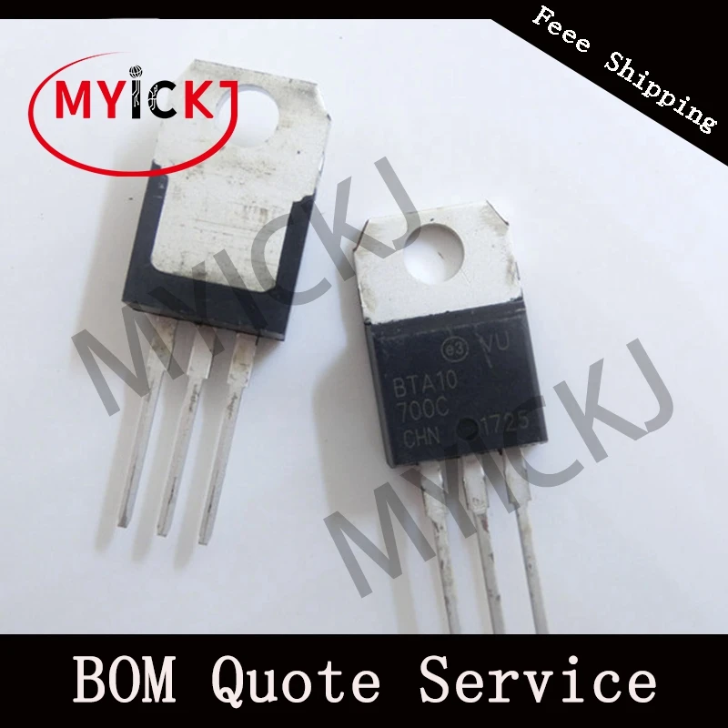 10 шт BTA10-700C до-220 дискретный триакс микросхема