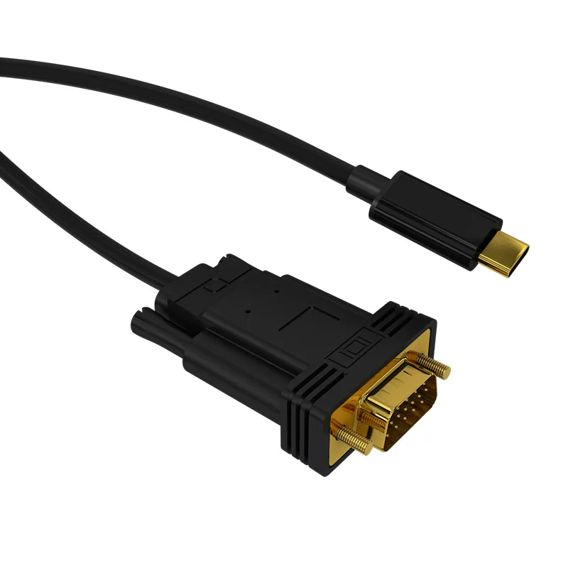 Abkt- кабель типа C для Vga 1080P 60Hz для Apple, Macbook Chromebook Pixel Dell Xps 13 Usb-C для Vga кабель адаптер