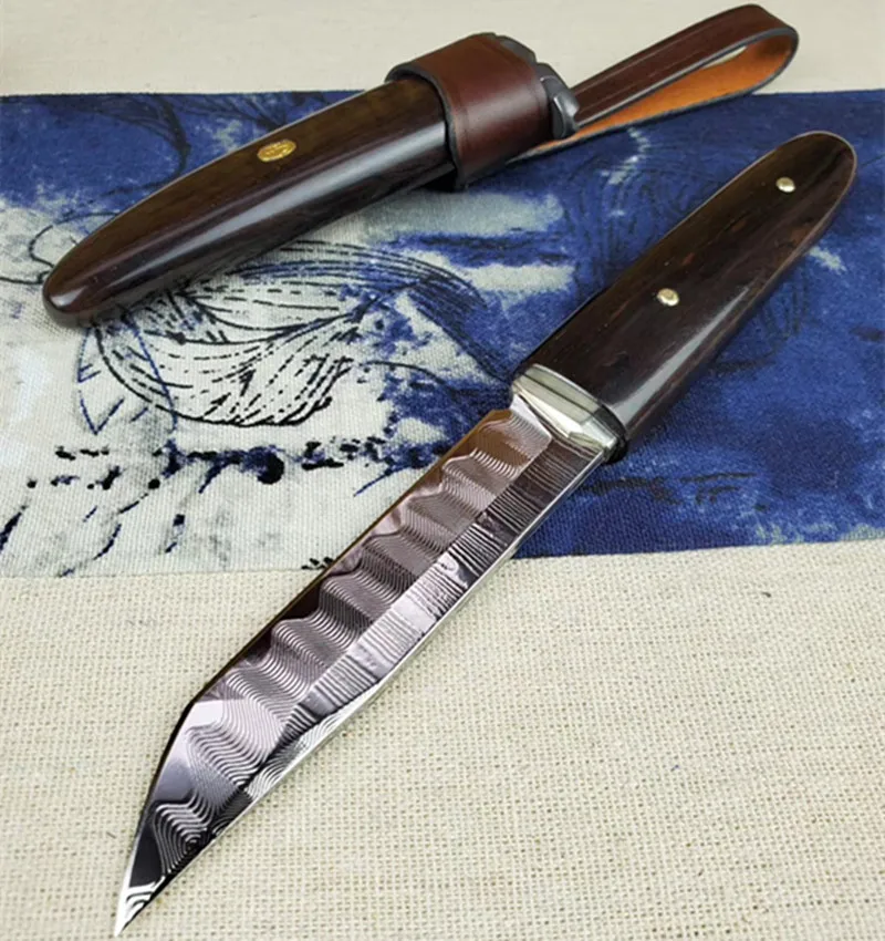 Japanese Damascus steel 60HRC Sheath Small Knife Letter Opener Sharpness Supply EDC tools | Инструменты