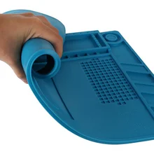 Термостойкая паяльная станция Утюг телефон ПК ремонт компьютера коврик Магнитный Тепловая пушка изоляция силиконовый коврик настольная платформа