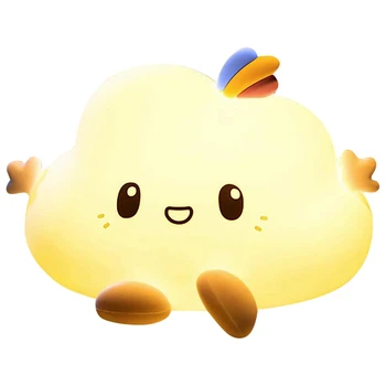 

Kids Night Light Cute Lamp Baby Nursery Nightlight Portable Rechargeable Silicone Night Light