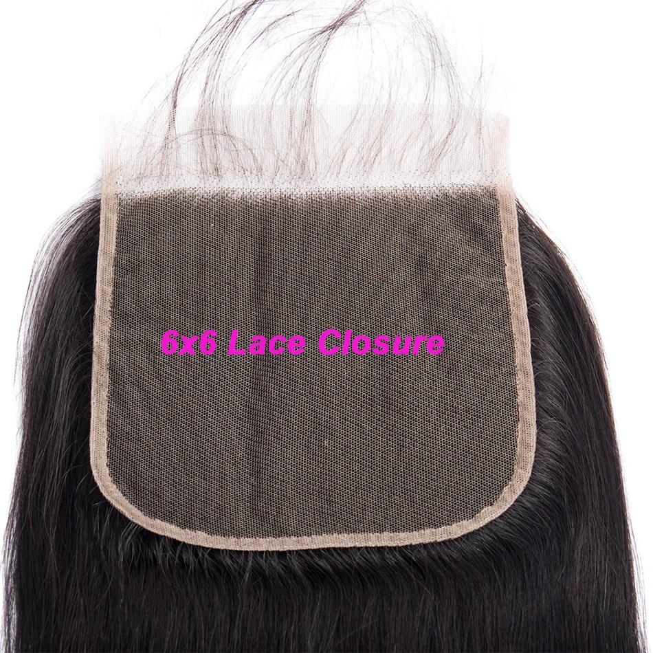 Virgo-Straight-Hair-Bundles-With-Closure-Peruvian-Hair-3-Bundle-And-With-6x6-Lace-Closure-Remy