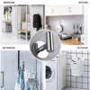 Gold Black Silver Decorative Hooks Round Metal Coat Hook Self Adhesive Key Towel Wall Hook For Bathroom Kitchen 2
