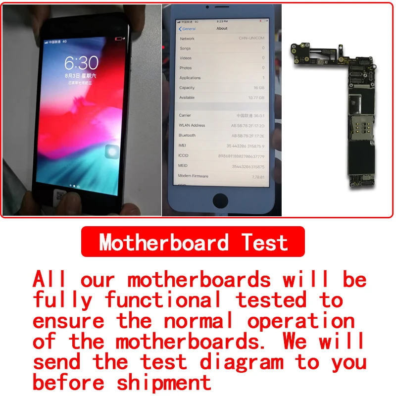 Оригинальная разблокированная материнская плата для iphone 6 с сенсорным ID/без Touch ID, для iphone 6 логические платы, 16 ГБ/64 Гб/128 ГБ