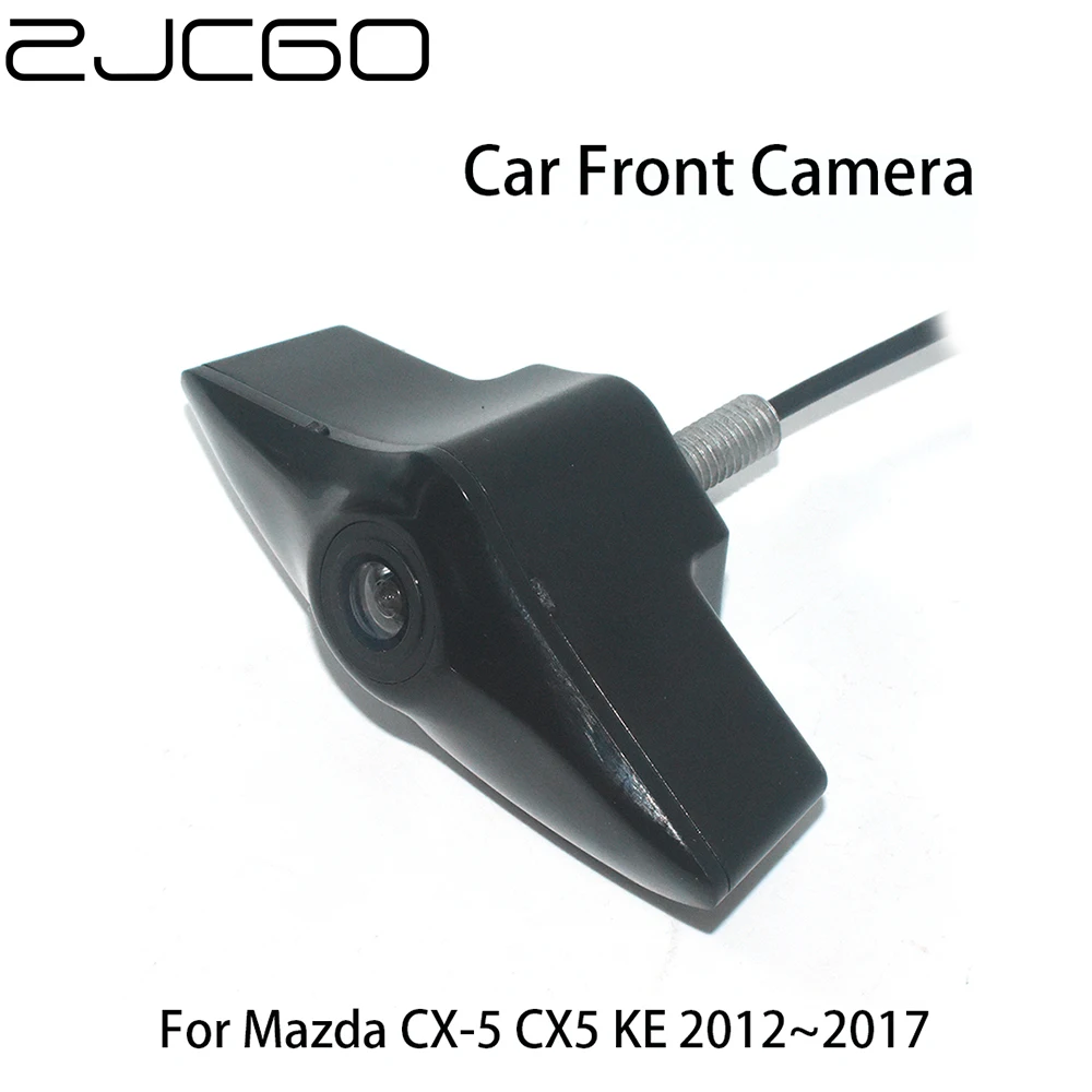 

ZJCGO CCD HD Car Front View Parking LOGO Camera Night Vision Positive Image for Mazda CX-5 CX5 KE 2012 2013 2014 2015 2016 2017