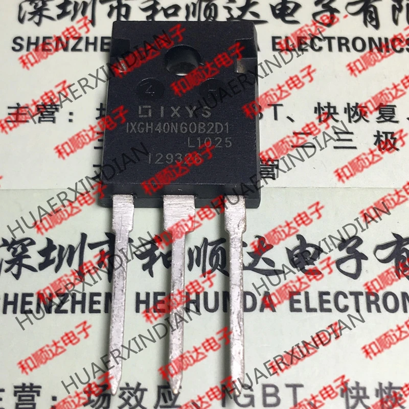 10 шт./лот, новое и оригинальное IXGH40N60B2D1 TO-247 IGBT 600V 40A