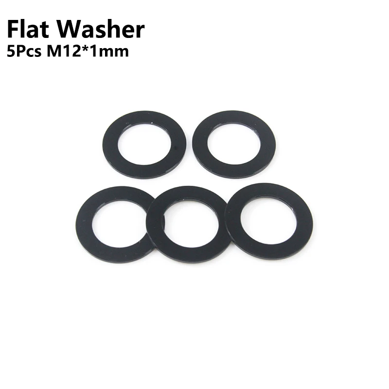 Bicycle Thru Axle Precision Washers - M12 Flat & Conical Collection