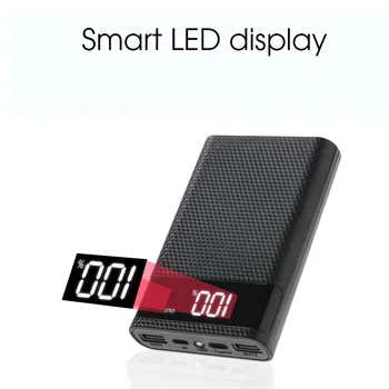 

DC 5V 6*18650 Power Bank Case External Battery Charge Storage Box Shell For IOS Android Mobile Phones Portable Charger