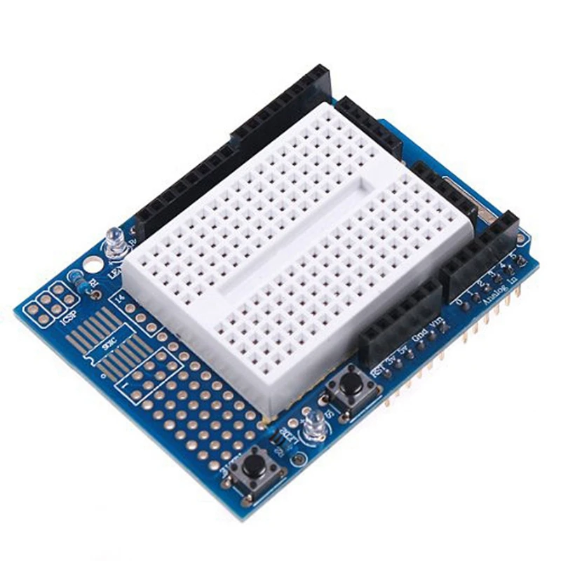 

Uno Proto Shield Prototype Expansion Board With Syb-170 Mini Bread Board Based For Arduino Uno