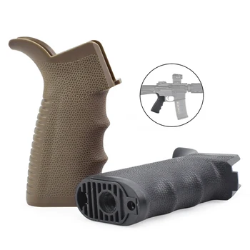 

Tactical Hunting Rear Grip Rifle Pistol Grips Pistol Handle Finger Grooves Tactical Accessories Polymer For Airsoft BB Airgun