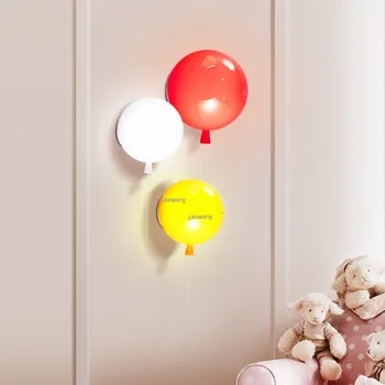 

Nordic LED Wall Lamp Living Room Decoration Indoor Lighting Light Fixtures Children's Bedroom Acrylic Color Sconces Wall Lamp