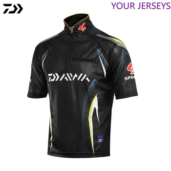 

Fishing Shirt For Fishing Summer UV Protection Short Sleeve Quick Dry Cycling Riding Breathable Comfortable Shirts DAIWA Pesca