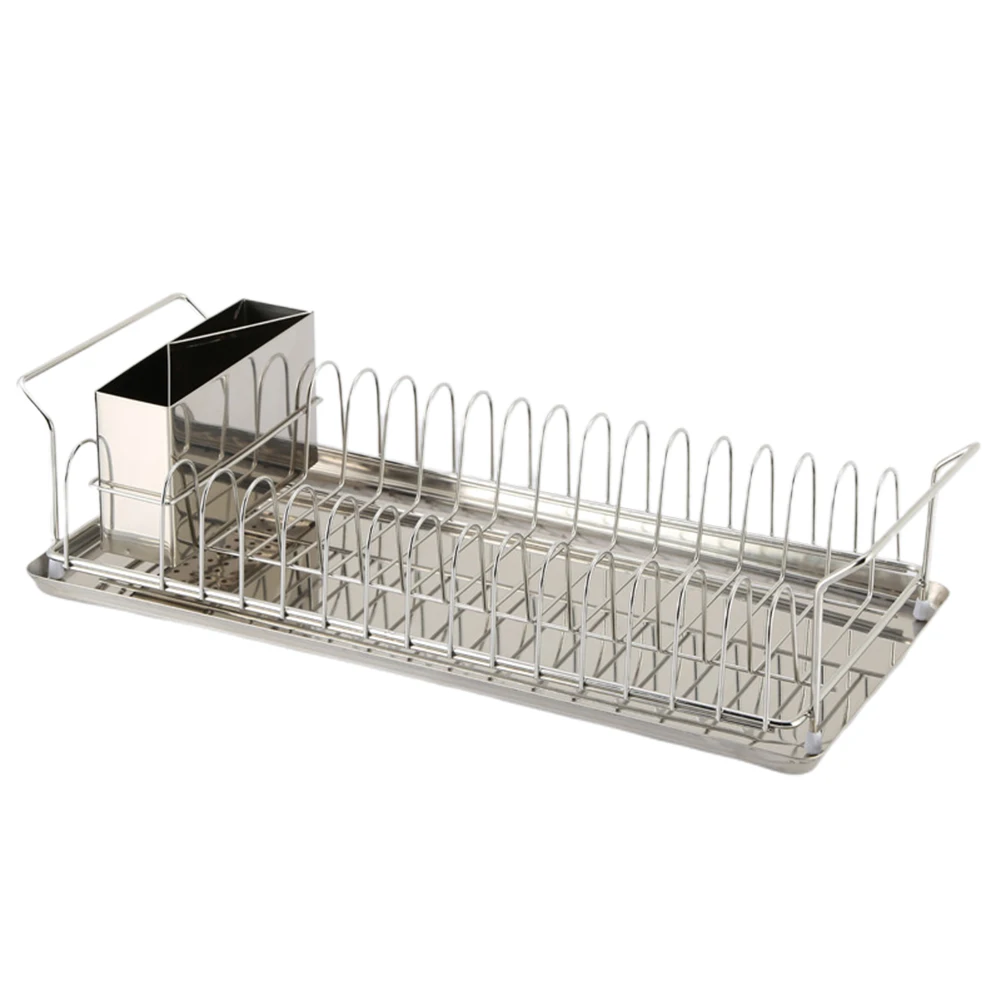 

Organizer Shelf Storage Basket Drying Rack Dish Drainer Bowl Stainless Steel Cutler Practical Supplies Washing Kitchen Tool Home