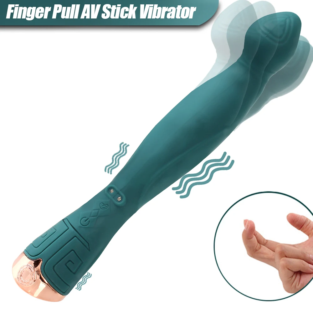 OLO 5 Modes 10 Frequency Finger Pull AV Stick Vibrator Vagina Stimulate Clit G Spot Massager Sex Toy for Women Adult Product | Красота и