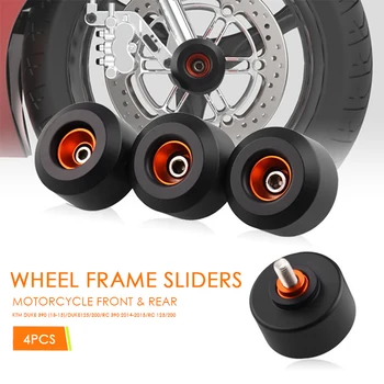 

Motorcycle Front Rear Fork Wheel Frame Slider Crash Protector Guard For KTM RC 125 200 390 DUKE