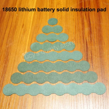 

100pcs/lot 18650 Lithium Battery High Temperature Insulation Gasket Bar Paper Through Hole Hollow Positive Gasket Blue Standard
